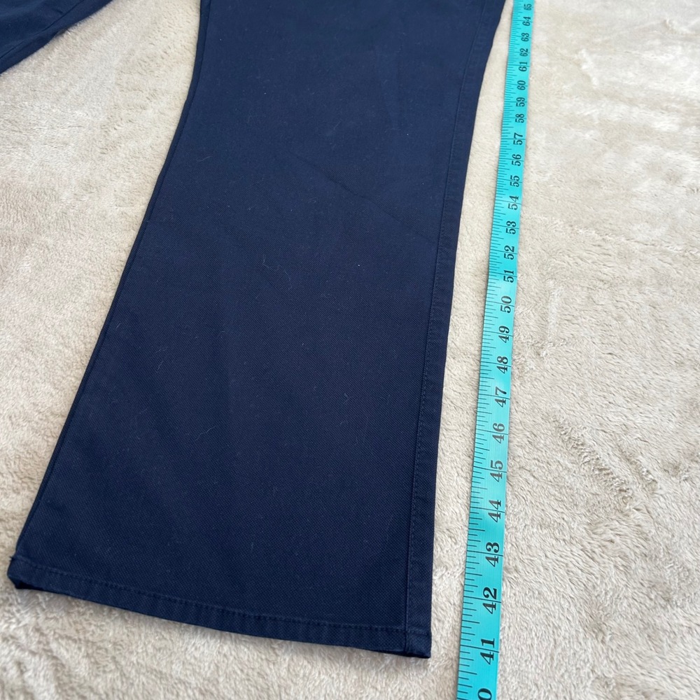 NWT Hart Schaffner Marx Flat Front Pants Mens 38 X 30 Navy Blue Casual Chino - Picture 6 of 10